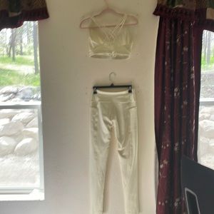Victoria’s Secret leggings w/matching sports bra.